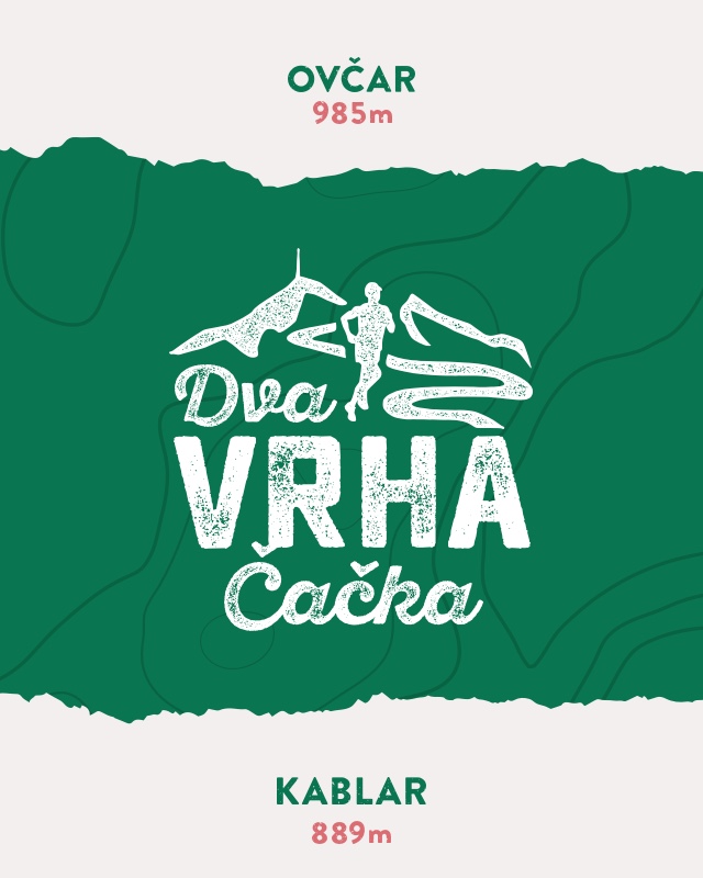 Dva vrha Čačka logo